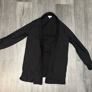 Splendid Charcoal Open Front Cardigan